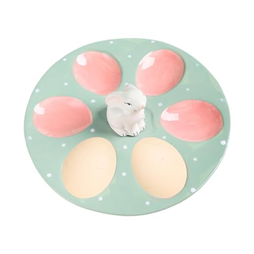 Ostereierhalter – Keramik-Ei-Display-Ständer | Eierablage, Eierbecher, Eierbehälter, Eier-Präsentationsbecher, kreatives Küchenutensil für Café, Restaurant und Küche zu Hause von shjxi
