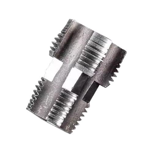 Pipe Thread Opener, Manual Thread Maker, Sturdy Edges with Drill Adapter, Reusable Tool for Plumbing Repair, Threading Cutter and Maintenance Use, 2/1 4/3 Inch Sizes von shjxi