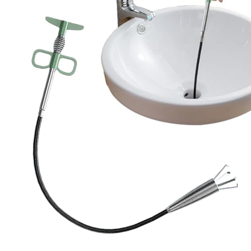 Schlangen Abfluss Haarentfernung Werkzeug | 4 Krallen Verstopfungsentferner Werkzeug - Abflussreiniger Für Badewanne Waschbecken Toilette Küche Wohn Gewerbe von shjxi