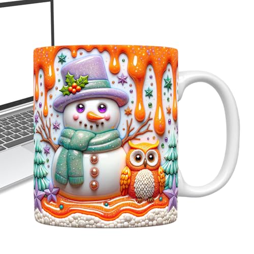 Weihnachts Tasse,Keramik Weihnachtstassen - 350ml 3D Design Trinkgefäß Mit Für Urlaub Tee Küche Festtag Damen Geburtstag Weihnachts Tasse,Keramik Weihnachtstassen - 350ml 3D Design Trinkgefäß Mit Für Urlaub Tee Küche Festtag Damen Geburtstag von shjxi