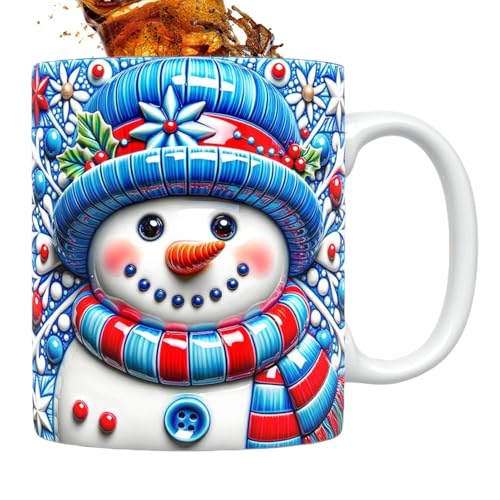 Weihnachts Tasse,Keramik Winter Kaffeetasse Mit Griff - 350ml 3D Design Trinkgefäß Mit Für Küche Tee Schokolade Geburtstag Urlaub Mädchen Weihnachtszeit Weihnachts Tasse,Keramik Winter Kaffeetasse Mit Griff - 350ml 3D Design Trinkgefäß Mit Für Küche Tee Schokolade Geburtstag Urlaub Mädchen Weihnachtszeit von shjxi