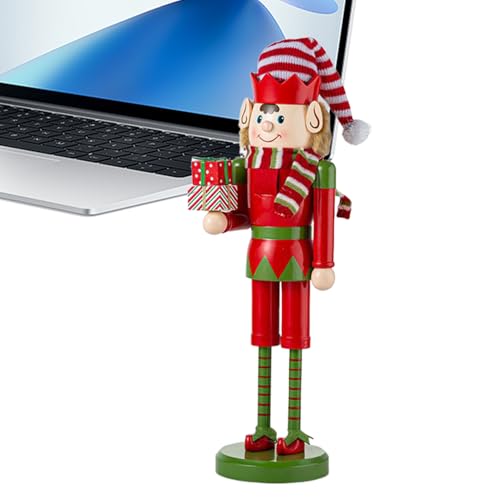 shjxi Dekorative Nussknacker Weihnachtsfigur, Nussknacker Deko Figuren, Holz Deko 38 cm Für Küche Nachttisch Kamin Esstisch shjxi Dekorative Nussknacker Weihnachtsfigur, Nussknacker Deko Figuren, Holz Deko 38 cm Für Küche Nachttisch Kamin Esstisch von shjxi