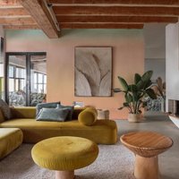 Horizon Haze Wandbild, Gedämpfter Sonnenuntergang Horizon Haze Wandbild, Gedämpfter Sonnenuntergang von shopSAMANTHASANTANA