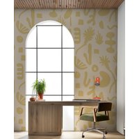 Pool Side Wandbild, Hellbraun Und Zitrone von shopSAMANTHASANTANA