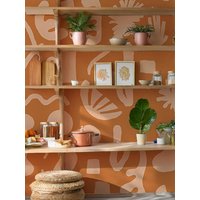 Pool Side Wandbild, Orange von shopSAMANTHASANTANA