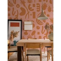 Pool Side Wandbild, Pink Und Orange von shopSAMANTHASANTANA