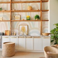 Regenbogen Wandbild, Blau Und Blush von shopSAMANTHASANTANA