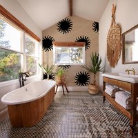 Sol Wandbild, Hellbraun Und Schwarz von shopSAMANTHASANTANA