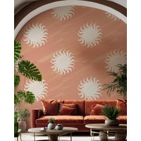 Sol Wandbild, Terracotta Und Wollweiß Sol Wandbild, Terracotta Und Wollweiß von shopSAMANTHASANTANA