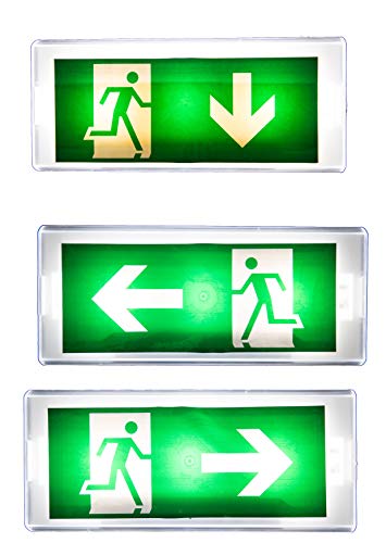 IP 20 LED Dauerlicht Notleuchte Notbeleuchtung Notausgang Fluchtwegleuchte Notlicht Fluchtweg EXIT (Dauerlicht IP20) IP 20 LED Dauerlicht Notleuchte Notbeleuchtung Notausgang Fluchtwegleuchte Notlicht Fluchtweg EXIT (Dauerlicht IP20) von shopVG