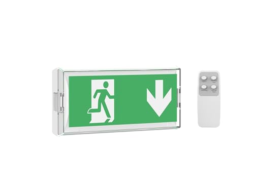 shopVG IP 20 LED Dauerlicht Notleuchte Notbeleuchtung Notausgang Fluchtwegleuchte Notlicht Fluchtweg EXIT mit test Fernbedienung shopVG IP 20 LED Dauerlicht Notleuchte Notbeleuchtung Notausgang Fluchtwegleuchte Notlicht Fluchtweg EXIT mit test Fernbedienung von shopVG