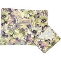 2 Jc Penney Abgesetzte Luxus Kissenbezüge Shams Lila Grün Weiß Floral Muster Print 2000S Wende Bettwäsche Home Decor Leinen von shopatTheArchive