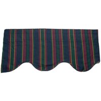 Vintage 1980S Jc Penney Scalloped Volant Streifenmuster Fenster Dekoration von shopatTheArchive