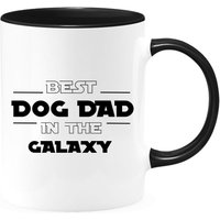 Bester Hundevater in Der Galaxie Zwei-Toned Kaffeetasse, Hunde Papa Geburtstagsbecher, Hund Papa Weihnachtsbecher, Geschenkideen, Vatertag Geschenk von shopbydave