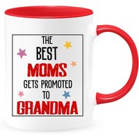 Die Besten Mamas Werden Zur Oma 2-Toned Kaffeetasse, Kaffee Reisebecher, Kaffeebecher Lustig von shopbydave