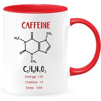 Koffein-Molekül Zwei-Ton-Kaffeebecher, Chemiker Kaffeebecher, Wissenschaft Lehrer Lustige Kaffeeliebhaber Kaffeebecher von shopbydave