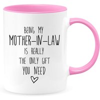 Meine Schwiegermutter Zu Sein Ist Das Einzige Geschenk, Sie Brauchen Zwei-Toned Kaffeebecher, Mama-In-Law Lustige Geschenkbecher, Humorvolle Mama von shopbydave