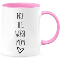 Nicht Die Schlechteste Mama Zwei-Toned Kaffeetasse Oder Teetasse, Geburtstagsgeschenk, Mama, Mutter Kaffeebecher, Geschenkideen Für Lustige von shopbydave