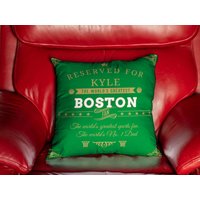 Personalisierte Boston Basketball Kissenhülle, Geschenk Für Mama, Papa, Sport Fan Kissen Hülle, Sie, Ihn von shopbydave