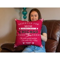 Personalisierte Chicago Basketball Kissenhülle, Geburtstags - Oder Weihnachtskissenhülle, Geschenk Für Freundin, Bestfriend Geschenkideen von shopbydave