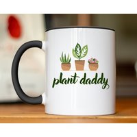 Pflanzen-Papa Zwei-Toned Kaffeetasse Oder Teetasse, Tassen Für Pflanzen-Papa, Pflanzen-Papa-Kaffeebecher, Plant Daddy Reisebecher, Ideen von shopbydave