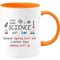 Science Figuring Stuff Out Zwei-Toned Kaffeetasse, Lustige Wissenschaft Tasse, Labor Kaffeebecher, Kaffeebecher von shopbydave