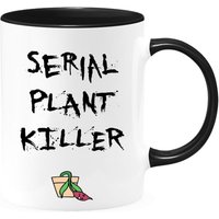Serie Pflanzenmörder Zweifarbige Kaffeetasse Oder Teetasse, Pflanzenklller Reisebecher, Muttertagsgeschenk, Lustiges Geschenk von shopbydave