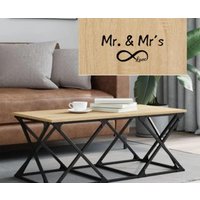 Couchtisch Mit Logo, Name Oder Initialen Personalisierte Möbel | Graviert Von Atiaro.de. Direkter Link Zu Atiaro in Der Beschreibung von shopelyy