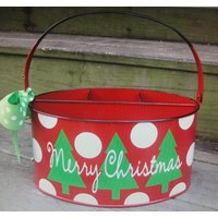 Frohe Weihnachten Utensilienhalter; 4 Farboptionen; Ideal Für Unterhaltung, Kochabends/Und Oder Handwerksorganisator; Tolles von shopeverygift