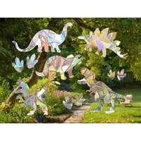 Dinosaur Suncatcher Pack - Fenster Aufkleber, Sticker, Regenbogen, Kawaii, Niedlich, Formen, T-Rex von shopmustardtiger