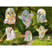 Ghost Pack Suncatcher - Fensteraufkleber, Regenbogen Maker, Wiederverwendbarer Suncatcher-Aufkleber, Fensterprisma, Suncatcher-Fenster von shopmustardtiger