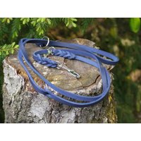 3-Fach Verstellbare Führleine Aus Fettleder von shoprsp