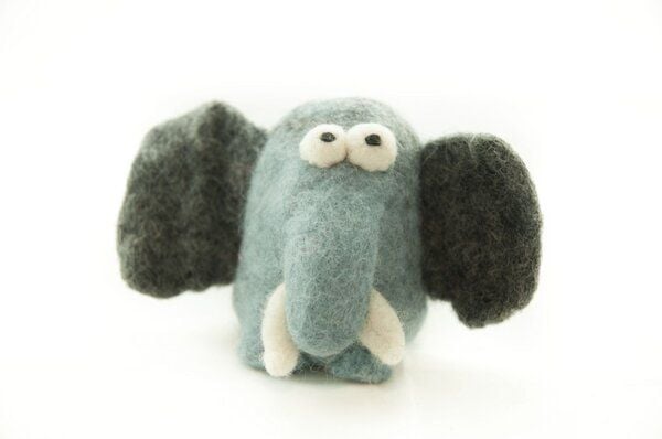 short'n'pietz Elefant als Filz Eierwärmer von short'n'pietz