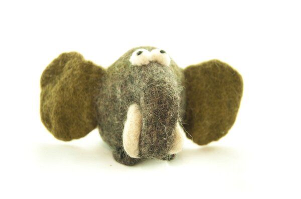 short'n'pietz Elefant als Filz Eierwärmer von short'n'pietz