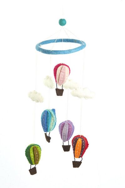 short'n'pietz Mobile mit bunten Heißluftballons von short'n'pietz