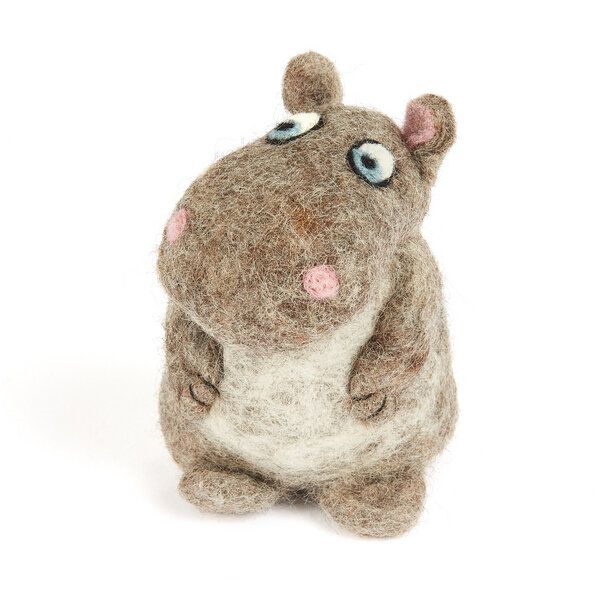 short'n'pietz Nilpferd als Filz Eierwärmer von short'n'pietz