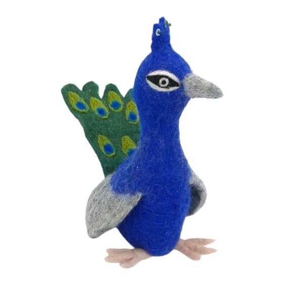 short'n'pietz Pfau als Filz Eierwärmer von short'n'pietz