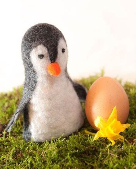 short'n'pietz Pinguin als Filz-Eierwärmer von short'n'pietz