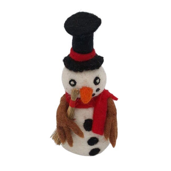 short'n'pietz Schneemann als Filz Eierwärmer von short'n'pietz