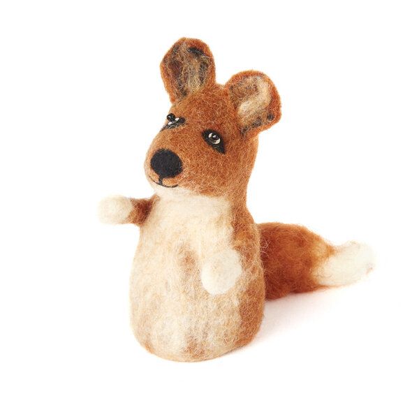 short'n'pietz brauner Fuchs als Filz Eierwärmer von short'n'pietz