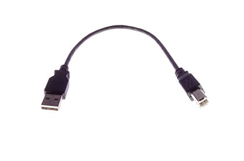 shortix USB 2.0 (A auf B). Druckerkabel. 25cm. schwarz. von shortix