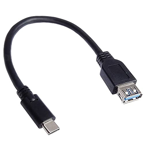 shortix USB 3.1 Adapterkabel | USB-Typ-C-Stecker auf USB-A-3.0-Buchse | bis zu 5 Gbit/s | 0,2m von shortix