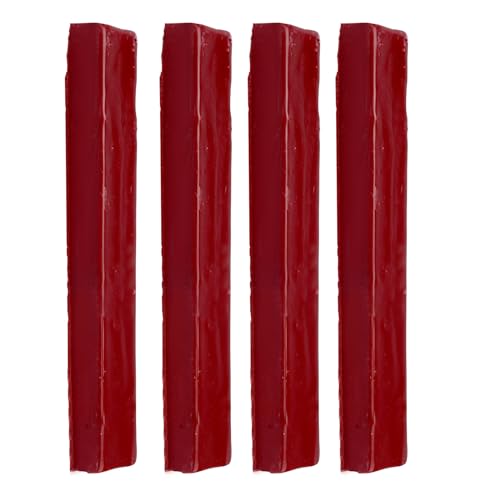 showingo Rote DOP-Wachsstifte zum Formen von Lapidaren, Schneiden und Polieren von Cabochonwachs, 4 Stück showingo Rote DOP-Wachsstifte zum Formen von Lapidaren, Schneiden und Polieren von Cabochonwachs, 4 Stück von showingo