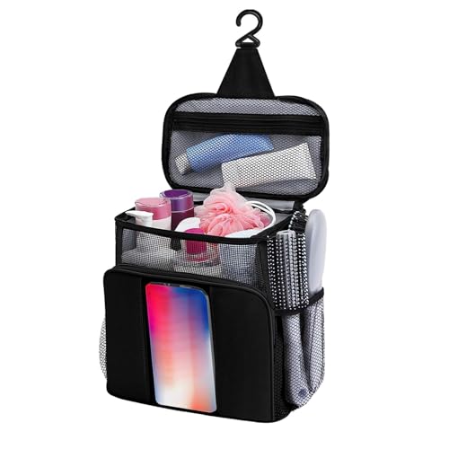 shpuuyy Duschtaschen, Netztasche mit großer Kapazität für die Dusche, schnell trocknende Duschtasche für Wohnheim, kleine Pooltasche, Badezimmer-Organizer für, Mädchen, Baden, Camping shpuuyy Duschtaschen, Netztasche mit großer Kapazität für die Dusche, schnell trocknende Duschtasche für Wohnheim, kleine Pooltasche, Badezimmer-Organizer für, Mädchen, Baden, Camping von shpuuyy