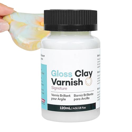 shpuuyy Glanzlack für Ton – 120 ml Tonlack Hochglanz-Finish – Heimstudio-Einsatz zur Vermeidung von Crazing Werkzeug, wasserdichte Bastelhilfe für Ölmalerei, Gips, Keramik, Holz shpuuyy Glanzlack für Ton – 120 ml Tonlack Hochglanz-Finish – Heimstudio-Einsatz zur Vermeidung von Crazing Werkzeug, wasserdichte Bastelhilfe für Ölmalerei, Gips, Keramik, Holz von shpuuyy