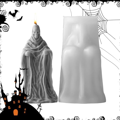 shpuuyy Schädelform - Skelett Kerzenform Deko Für Feiertage - Bastelwerkzeuge Für Epoxidharz Backen Gips Schokolade Halloween Party Kunsthandwerk shpuuyy Schädelform - Skelett Kerzenform Deko Für Feiertage - Bastelwerkzeuge Für Epoxidharz Backen Gips Schokolade Halloween Party Kunsthandwerk von shpuuyy