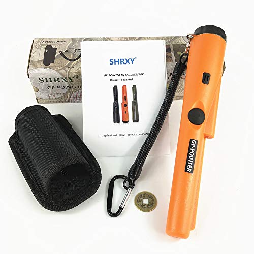 Metal Detectors Portable Gold Hunter GP-POINTER Orange Gold Finder Hand Held with LED light for Low Light Uses von shrxy