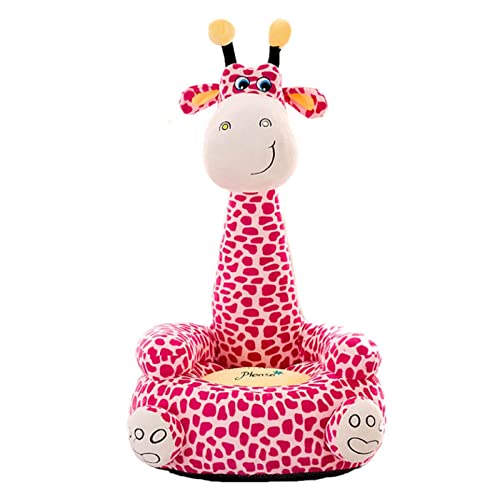 shuaike Baby Sofa Giraffe Sitz Cartoon Plüsch Sitz Weiches Sofa Heimtextilien Kinder Schlafzimmer Möbel Sofa Sitz Kinderstuhl (Color : Pink) von shuaike