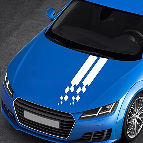 shuangmu Auto Vinyl Aufkleber, Autohaube Streifen Aufkleber Vinyl Körper Aufkleber Auto Styling Rennstreifen Aufkleber Aufkleber von shuangmu