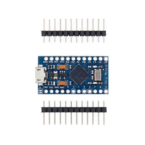 Pro Micro mit dem Bootloader Schwarz/Blau ATmega32U4 5V/16MHz-Modul Controller Mega32U4,Micro USB 3-6V Pro Micro mit dem Bootloader Schwarz/Blau ATmega32U4 5V/16MHz-Modul Controller Mega32U4,Micro USB 3-6V von shuangtongdz